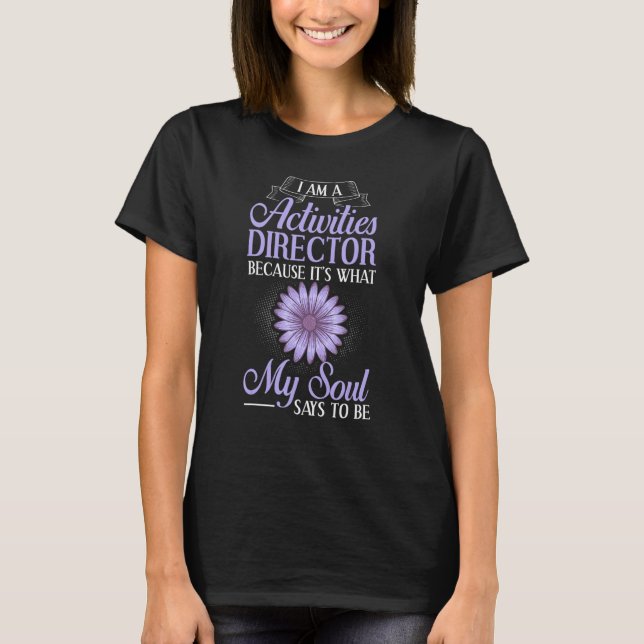 Verksamhetschef Assistant Ideas Activities Plan T Shirt (Framsida)