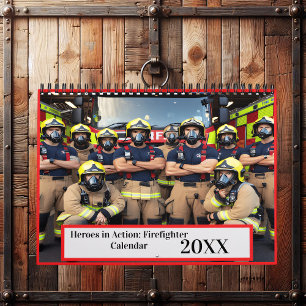 Verksamma hjältar: brandman 20XX Kalender