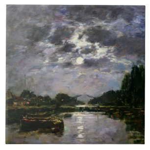 Verkställa av månen, 1891 (olja på kanfas) kakelplatta