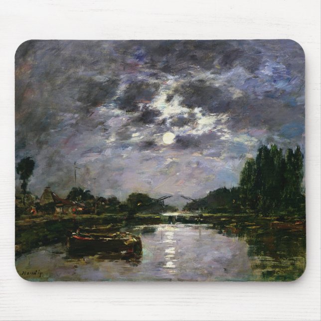 Verkställa av månen, 1891 (olja på kanfas) musmatta (Framsidan)