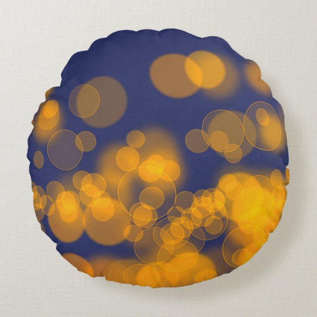 verkställa bokeh. rund kudde (Framsidan)