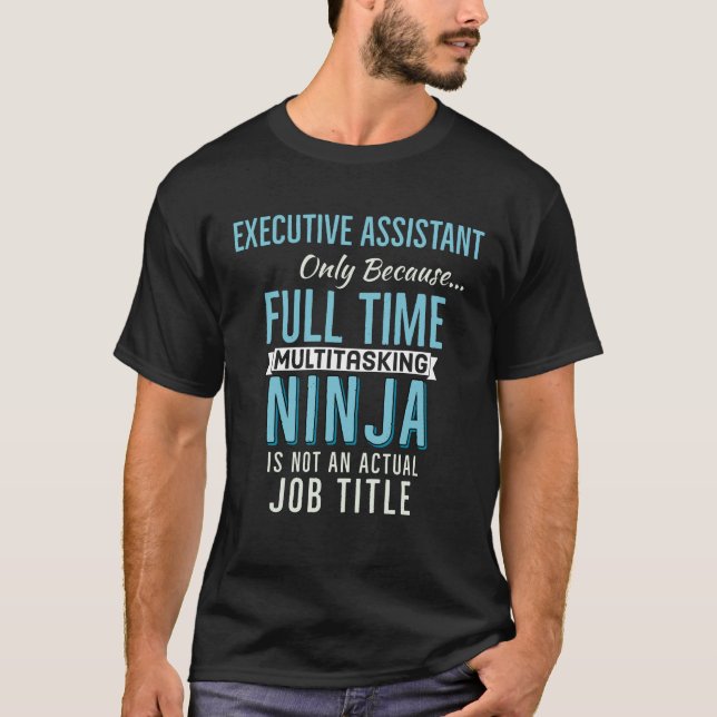 Verkställande assistent t shirt (Framsida)