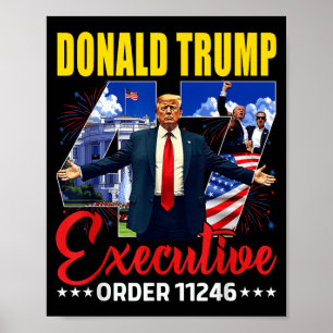 Verkställande beslut 11246 47:e presidenten Trump Poster