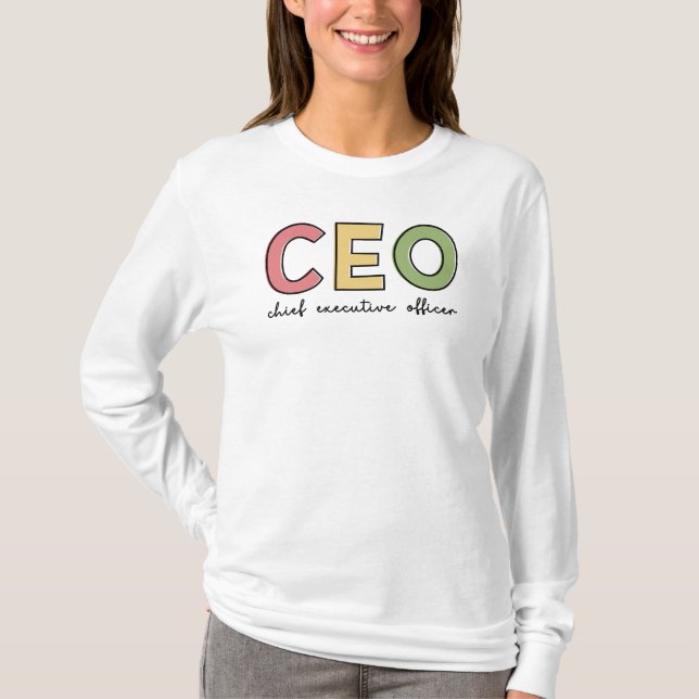 Verkställande direktör för Chef Gift T Shirt (Framsida)