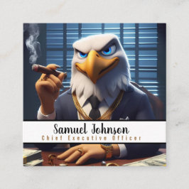 Verkställande direktör för ekonomichef fyrkantigt visitkort