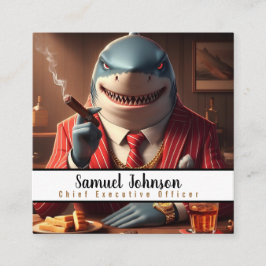 Verkställande direktör för ekonomichef fyrkantigt visitkort