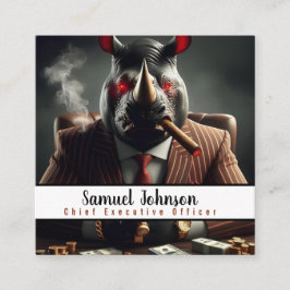 Verkställande direktör för ekonomichef fyrkantigt visitkort