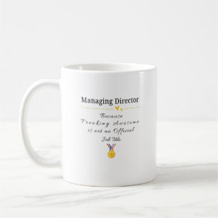 Verkställande direktör kaffemugg