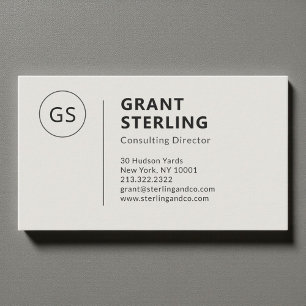 Verkställande modern Professionell med minimalisti Visitkort
