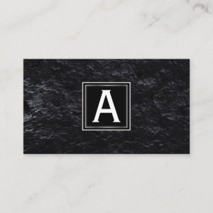 verkställande   Monogram   Slate Corporate Visitkort