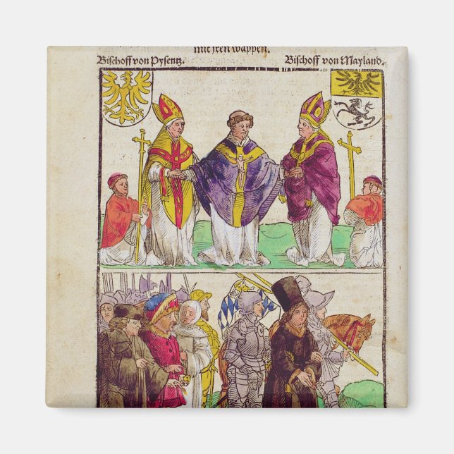 Verkställandet av Jan Hus Magnet (Framsidan)