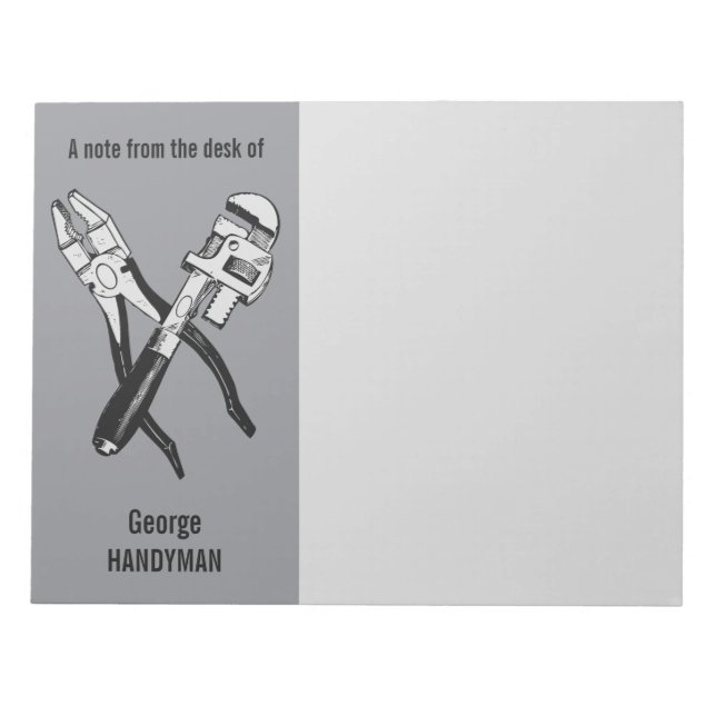 VERKTYG anpassningsbar anteckningsblock (Framsida)