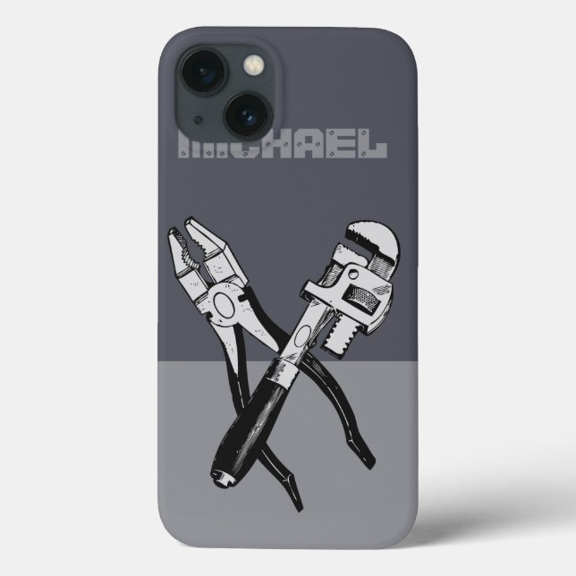 VERKTYG anpassningsbar monogram fodral (Baksida)