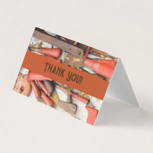 Verktyg Antique Rustic Red Man Verktyg Kort