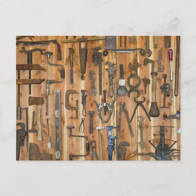 Verktyg av handeln vykort (Framsida)