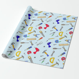 Verktyg Collage Boy's Birthday Presentpapper