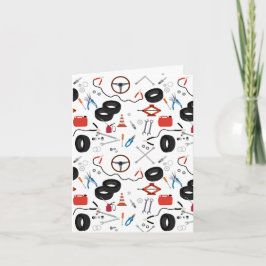 Verktyg för bilmekanik kort