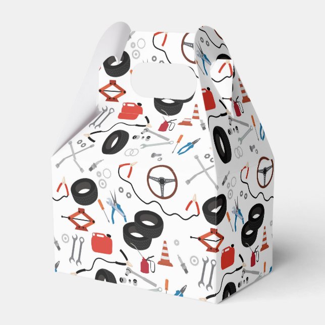 Verktyg för bilmekanik presentaskar (Framsidan Sidan)