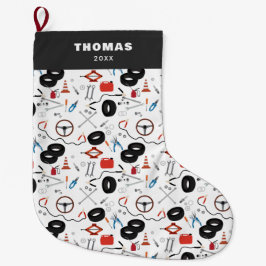 Verktyg för bilmekanik stor julstrumpa