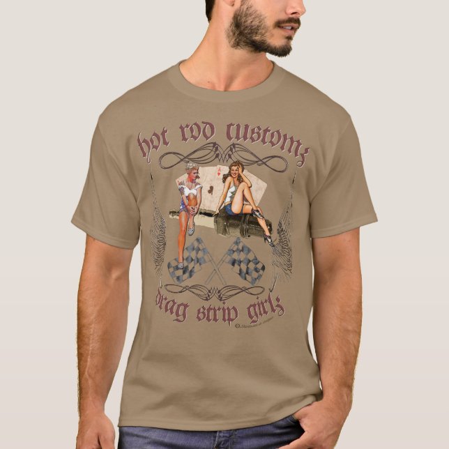 Verktyg för flickor för hot rodfriktionsremsa t shirt (Framsida)