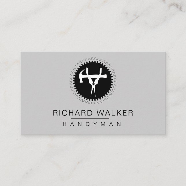 Verktyg Handyman Mekaniska automatbärarindustrin Visitkort (Framsida)