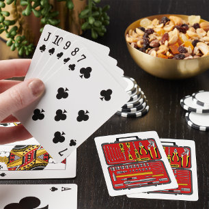 Verktyg i en Verktyg-box Casinokort