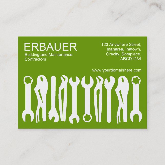 Verktyg i Knubbiget - Vitbok om Grönten Visitkort (Framsida)