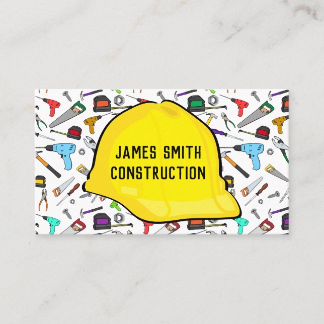 Verktyg och maskinvaruHardhatleverantör Visitkort (Framsida)