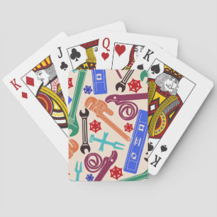 Verktyg, Pipefitter, Novelty Skriv ut Casinokort