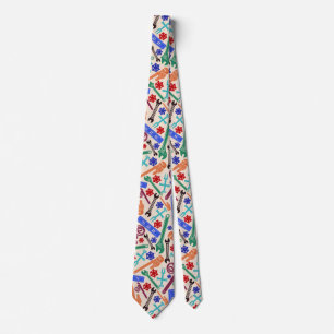 Verktyg, Pipefitter, Novelty Skriv ut Slips