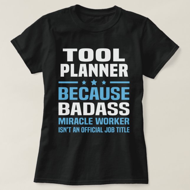Verktyg Planner T Shirt (Design framsida)