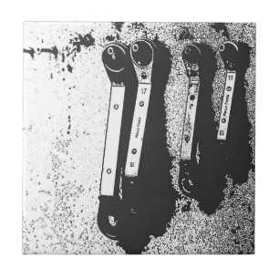 Verktyg Spanners Mechanical Industrial Feel Kakelplatta