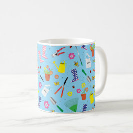 Verktyg Tecknad Gardener Kaffemugg