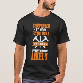 Verktyg-trädsarbetsplats för bärare t shirt