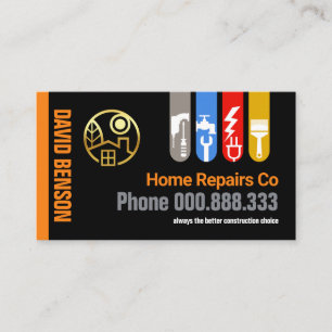 Verktygen fliken speciell Handyman - hemreparation Visitkort