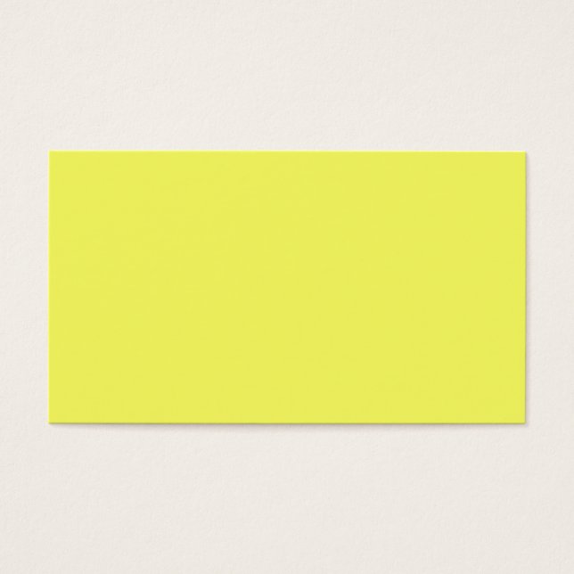 Verktygen Sol Gult Färg enbart Visual Identifier Visitkort (Framsidan)