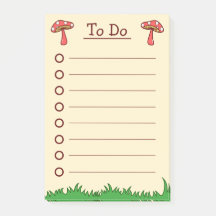 Verktyget Cute Mushroom to Do