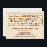 Verktygsbänk Inbjudningar<br><div class="desc">En stilig verktygsinbjudan perfekt för en bröllopsdusch eller inflyttningsfest. (Bild). Kortet är lätt att anpassa med din text, teckensnitt och teckensnittsfärg. Inte exakt vad du letar efter? Alla våra produkter kan utformas för att möta dina behov utan extra kostnad. Kontakta oss bara på askcottonlamb@gmail.com. Koordinerande produkter finns tillgängliga på begäran...</div>