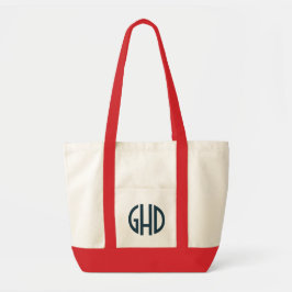 Verktygsblocket Preppy Chic Triple Monogram Tygkasse