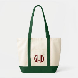 Verktygsblocket Preppy Chic Triple Monogram Tygkasse