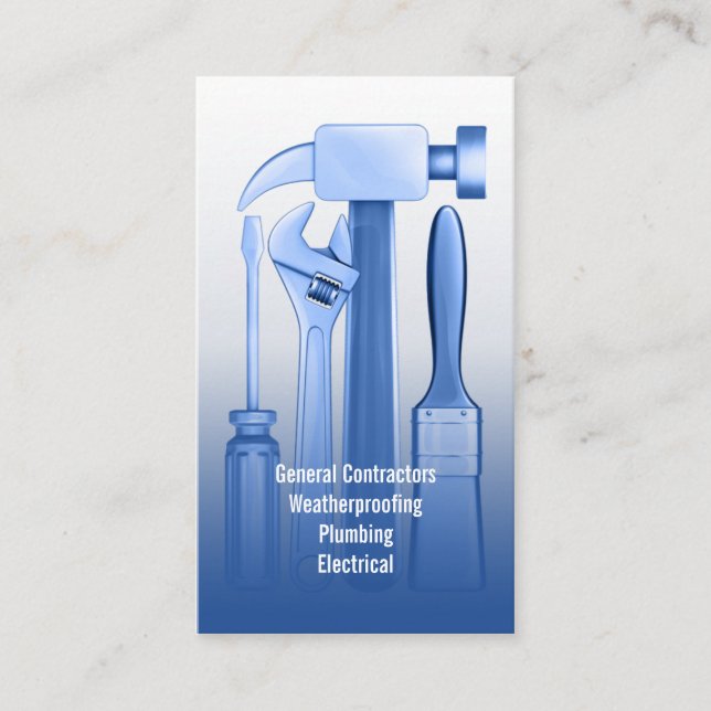 Verktygslådavisitkort Visitkort (Framsida)