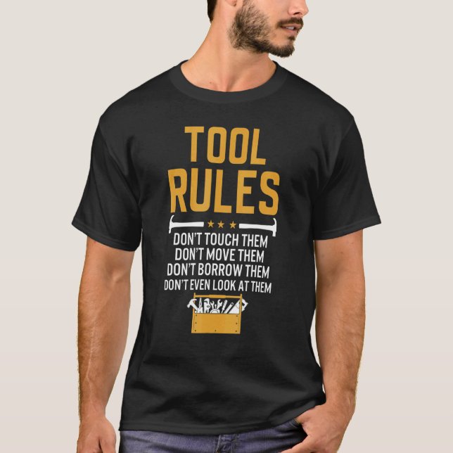 Verktygsregler   Handyman T Shirt (Framsida)