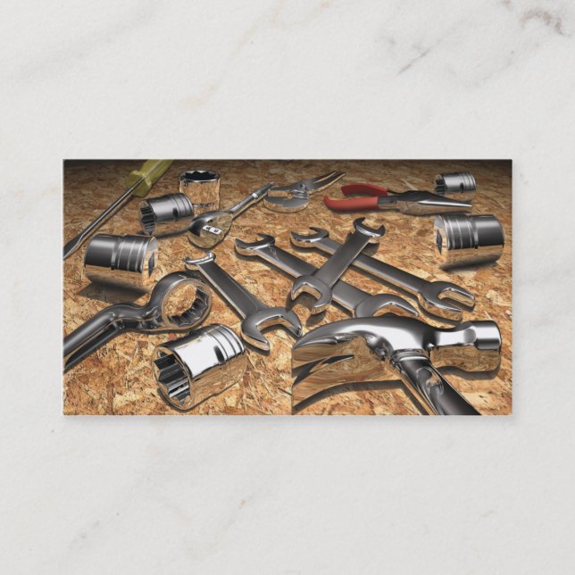 Verktygtemavisitkort Visitkort (Framsida)