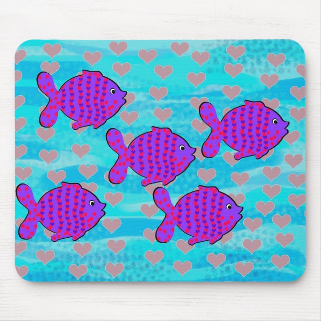 Verliebte Fische Musmatta (Framsidan)