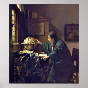 Vermeer - Astronomer 1668 Poster