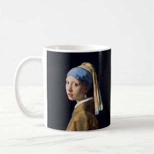 Vermeer Flicka med pärlörhänge Finkonst Kaffemugg