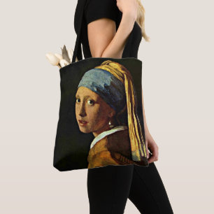 Vermeer - Flickan med en Pearl Earring Tygkasse