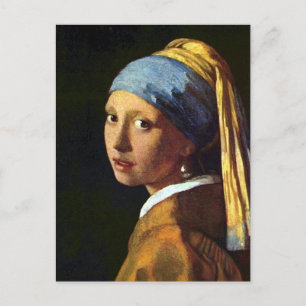 Vermeer - Flickan med Pearl Earring Vykort