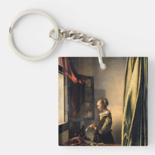 Vermeer - Flickor som läser Brev i ett öppet fönst