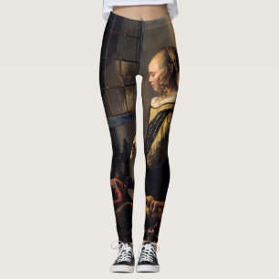 Vermeer - Flickor som läser Brev i ett öppet fönst Leggings